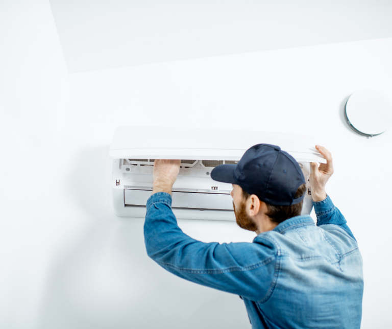 nettoyage professionnel de climatiseur mural